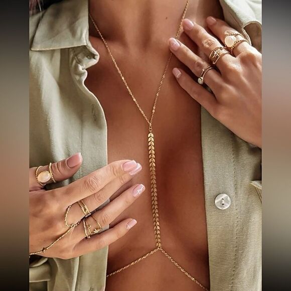 Bohemian body chain A846 - Picture 1 of 3